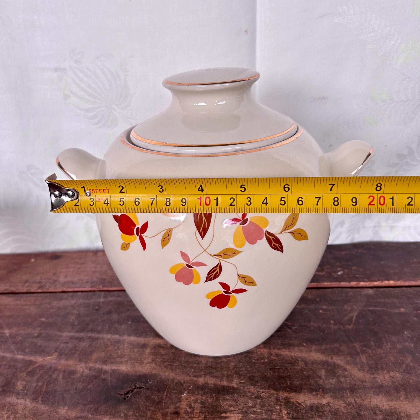 Rare Hall’s Superior Jewel Tea Eva Zeisel Style Big Ear Cookie Jar from the Mary Dunbar Collection
