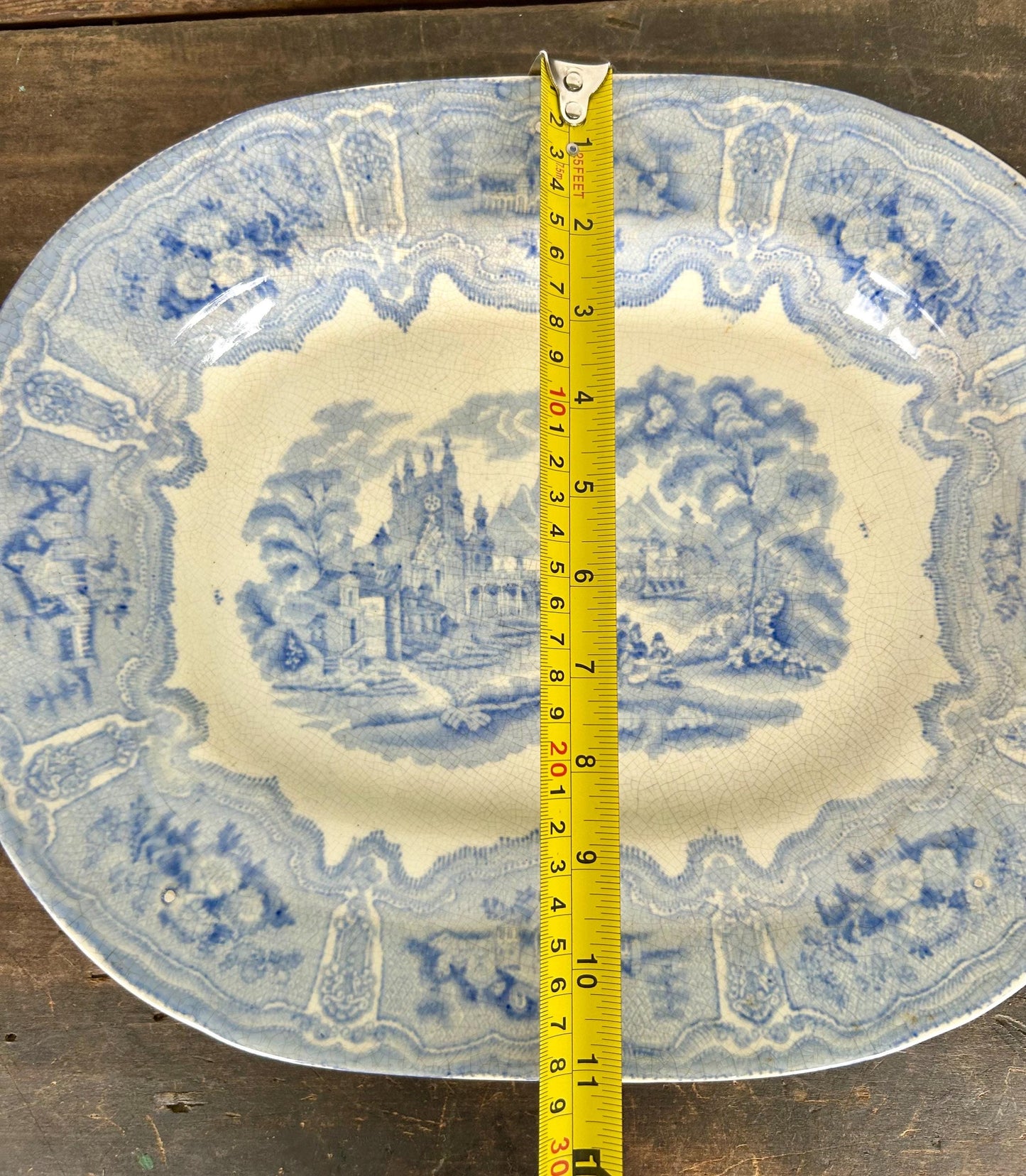 Vintage Antique Victorian Era R Cochran and Co “Syria” Platter c1880