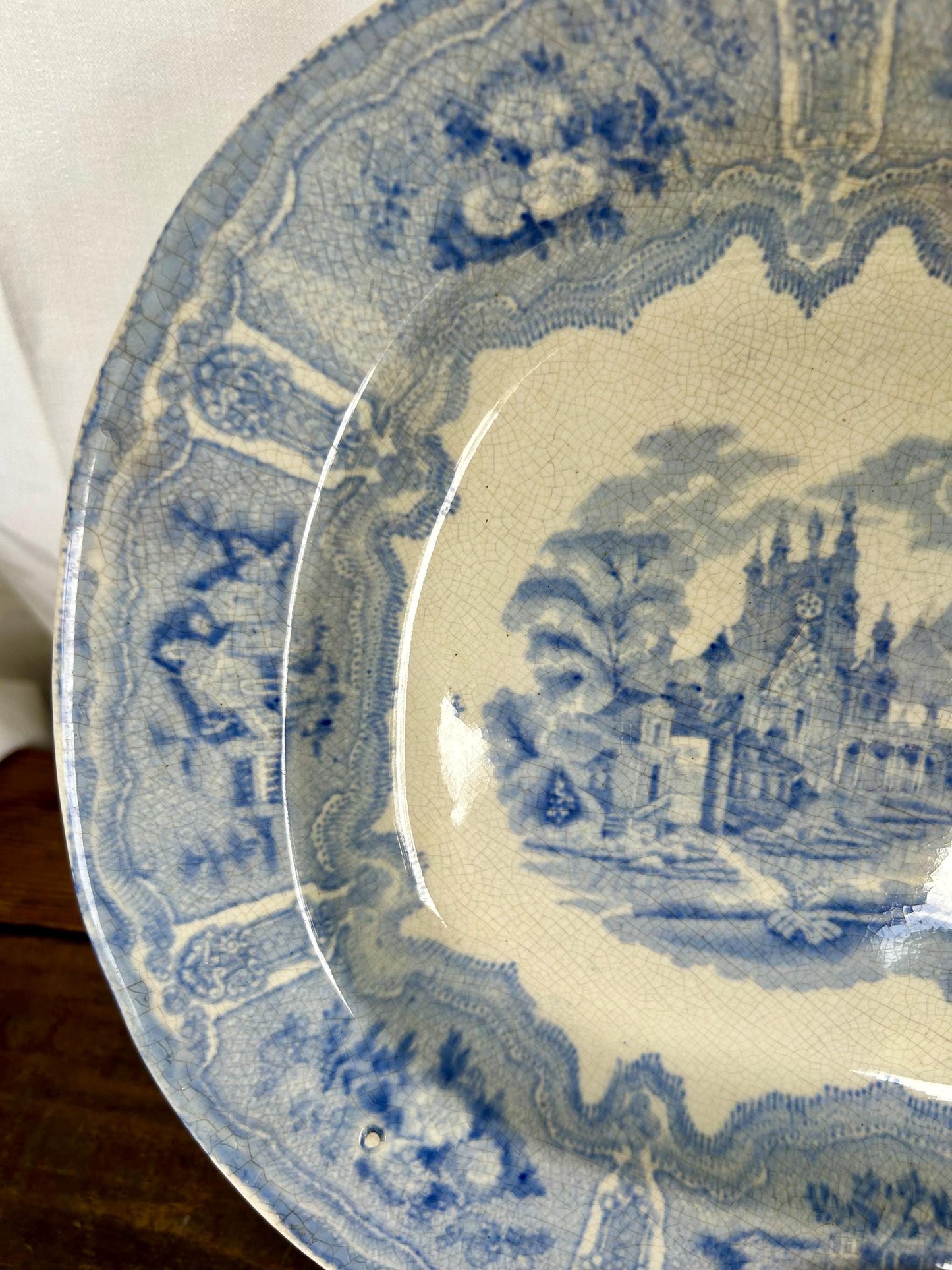 Vintage Antique Victorian Era R Cochran and Co “Syria” Platter c1880