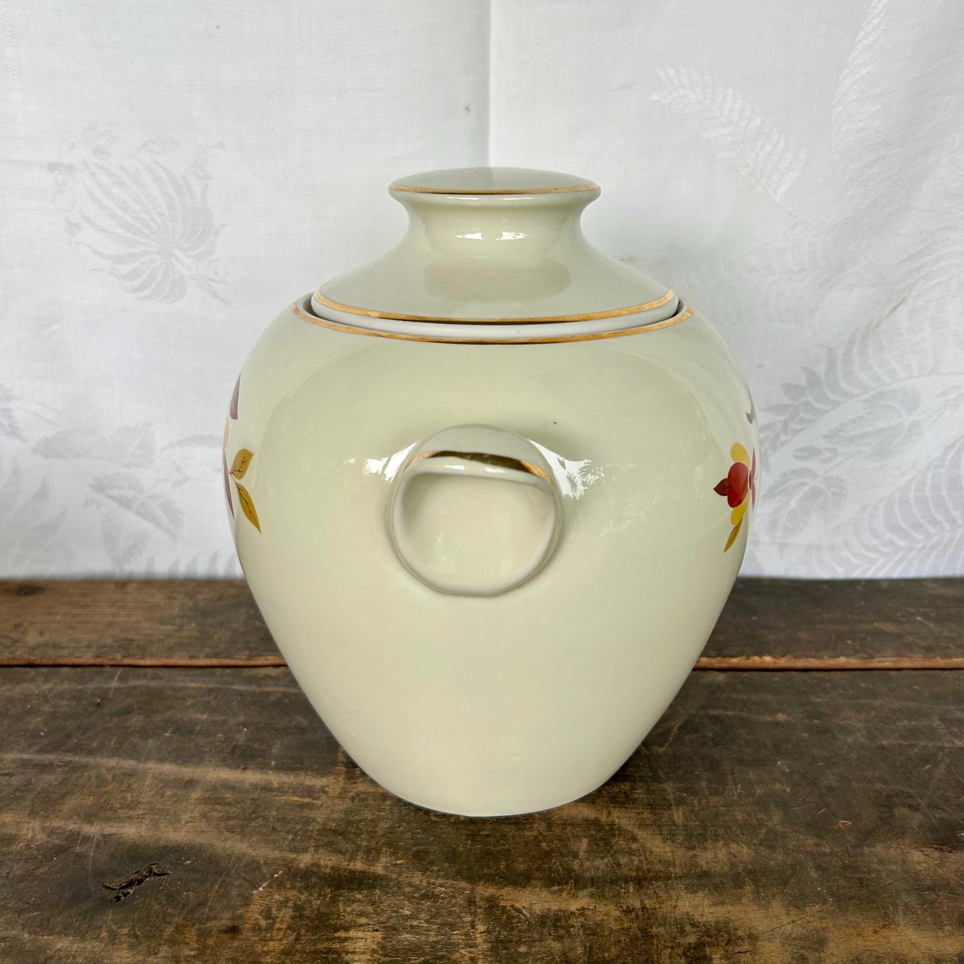 Rare Hall’s Superior Jewel Tea Eva Zeisel Style Big Ear Cookie Jar from the Mary Dunbar Collection