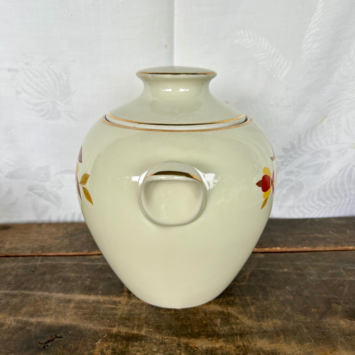 Rare Hall’s Superior Jewel Tea Eva Zeisel Style Big Ear Cookie Jar from the Mary Dunbar Collection